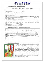 English Worksheet: consolidation worksheet