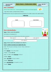 English Worksheet: Planning Easter holidays