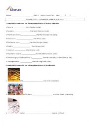 English Worksheet: comparative