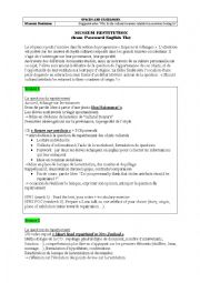 English Worksheet: MUSEUM RESTITUTION