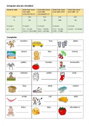 Irregular Plurals 1