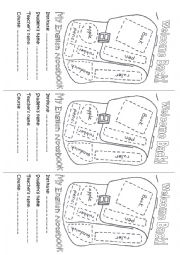 English Worksheet: Cover - English Notebook