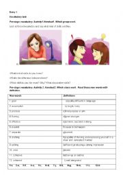 English Worksheet: Poductive skill 