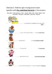 English Worksheet: 42 questions with wh- words + a checking of the linked notions.