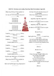 English Worksheet: Boney M - Carols