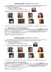 English Worksheet: HUMANS tv series chapter 2