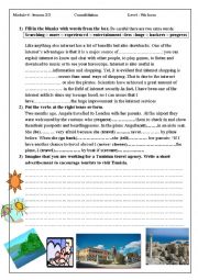 English Worksheet:  services