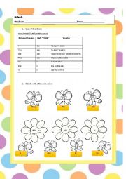 English Worksheet: Verb to be worksheet