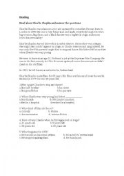 English Worksheet: simple past tense