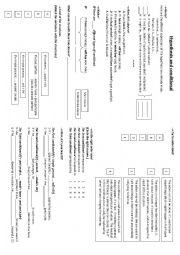 English Worksheet: Hypotheses and conditionnal