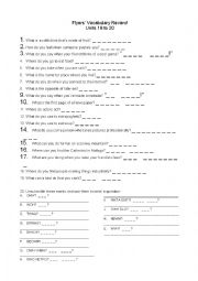 English Worksheet: Flyers Vocabulary