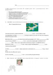English Worksheet: present perfect and simple past