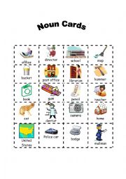 English Worksheet: Fun Way to learn Nouns