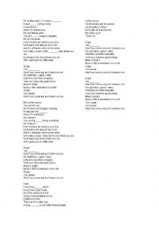 English Worksheet: Sugar - Maroon 5 - complete