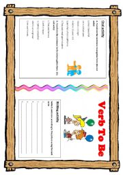 English Worksheet: Verb to Be Worksheet