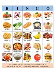 Food Bingo