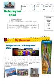 English Worksheet: Valparaso, Chile (Reading)