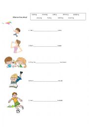 Verbs (actions)
