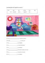 English Worksheet: Bedroom vocabulary