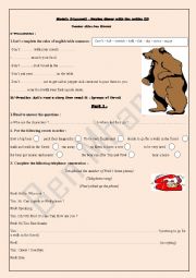 English Worksheet: Having dinners with the Smiths 3