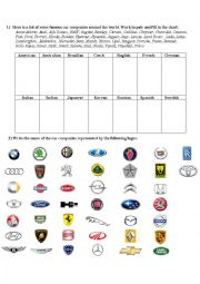 car companies, logos and classification