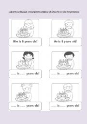 He/she worksheets