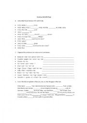 English Worksheet: Simple Present 