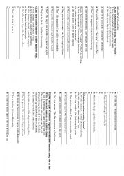 English Worksheet: Relative Clause