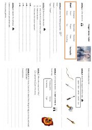 English Worksheet: Hunger Games Trailer