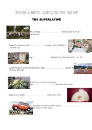 English Worksheet: GUINNESS RECORDS 2016 - THE SUPERLATIVE