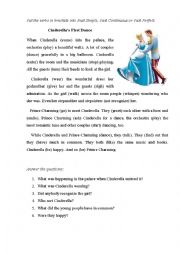 English Worksheet: Cinderellas First Dance