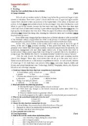 English Worksheet: education in the world bac 