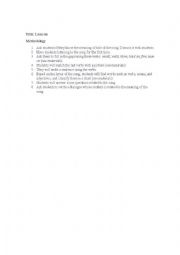 English Worksheet: Lean on, Major Lazer, worksheet song, included methodology