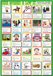 English Worksheet: Present simple : third person pratice for beginners