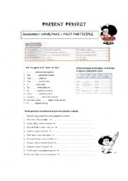 English Worksheet: Present Perfect