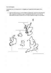 English Worksheet: the UK