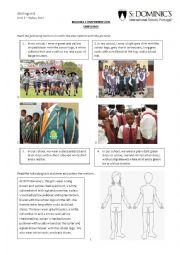 English Worksheet: school uniforms - reading