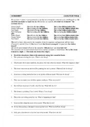 English Worksheet: Causative form