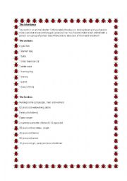 English Worksheet: The Inheritance