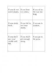 English Worksheet: conditional speaking 