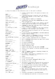 English worksheet: Solar Roadways