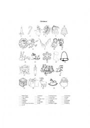 English Worksheet: christmas