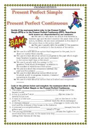 GRAMMA REVISION -  present perfect & present perfect continuous