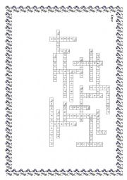 personality crossword puzzle