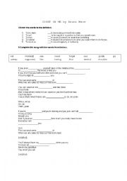 English Worksheet: Count on Me