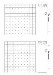 English Worksheet: Colours