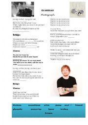 English Worksheet: Photograph by Ed Sheeran