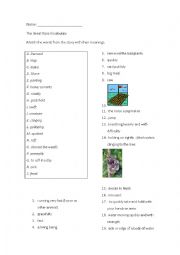 English Worksheet: The Great Race, or the story of the chinese zodiac