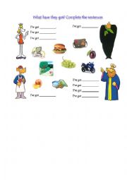 English Worksheet: Muzzy cartoon task - 