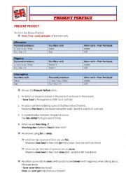 English Worksheet: Present Perfect and Past Simple